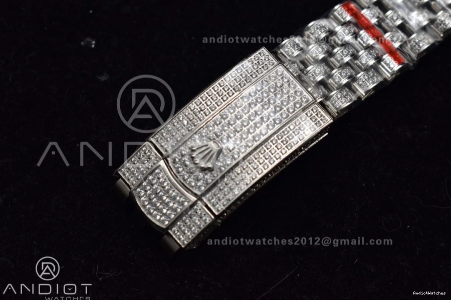 SportInspired Diamond Blue Stick DateJust Version Markers 41mm Best 897 JDF 0420